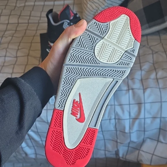 Jordan Black and Red Sneakers - Picture 6 of 12